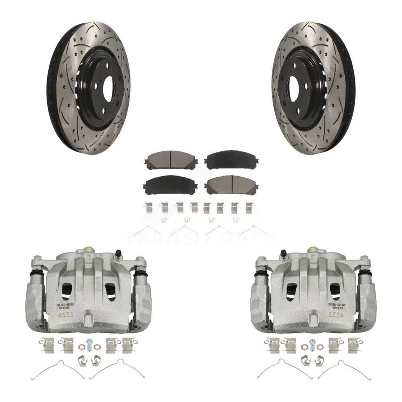Transit Auto KCD-100194C Disc Brake Kit for 2008-2021 Lexus NX300, Lexus NX200t, Lexus NX300h & more - Front product image