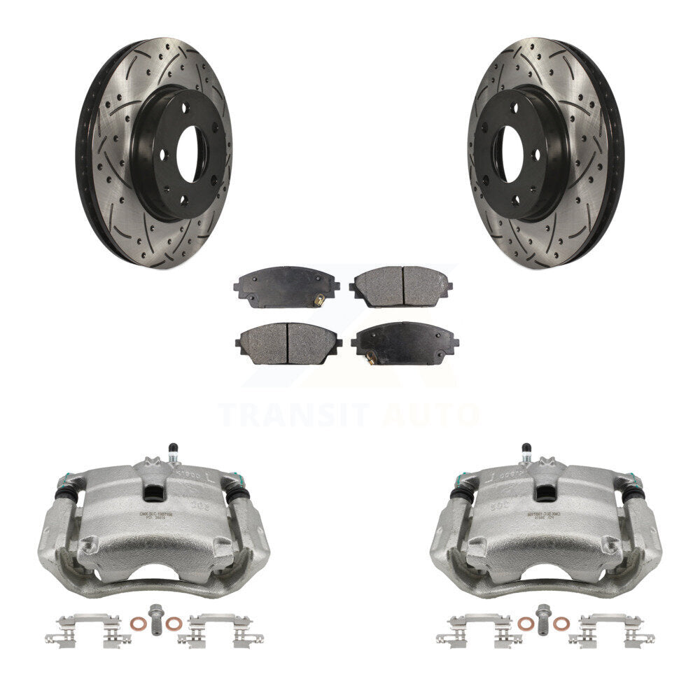 Transit Auto KCD-100194P Disc Brake Kit for 2016-2018 Mazda CX-3 - Front product image