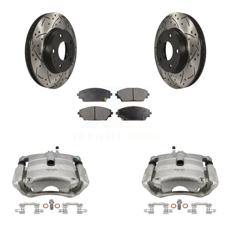Transit Auto KCD-100194P Disc Brake Kit for 2016-2018 Mazda CX-3 - Front product image