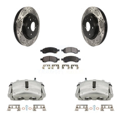 Transit Auto KCD-100195P Disc Brake Kit for 2007-2017 GMC Acadia Limited, Chevrolet Traverse, Buick Enclave & more - Front product image