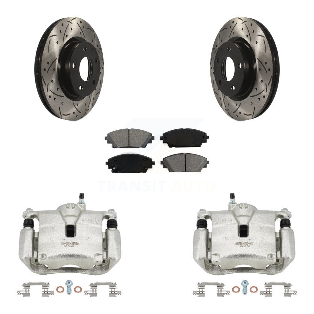 Transit Auto KCD-100195S Disc Brake Kit for 2014-2018 Mazda CX-3, Mazda 3, Mazda 3 Sport - Front product image