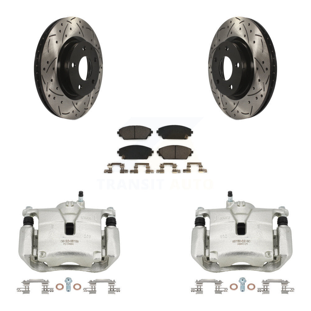 Transit Auto KCD-100196T Disc Brake Kit for 2016-2018 Mazda CX-3 - Front product image