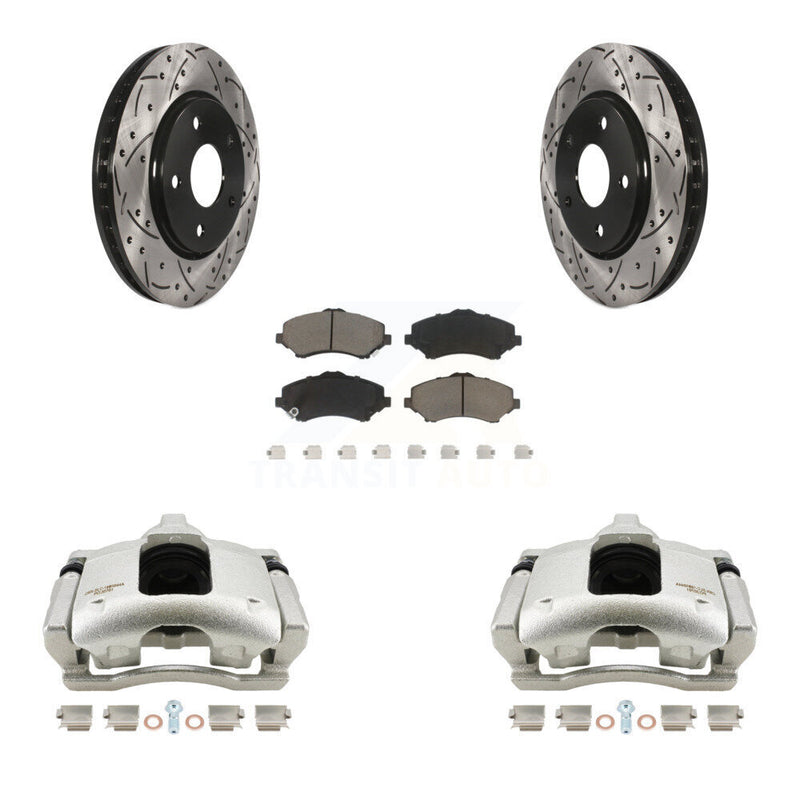 Transit Auto KCD-100197C Disc Brake Kit for 2009-2011 Dodge Journey - Front product image