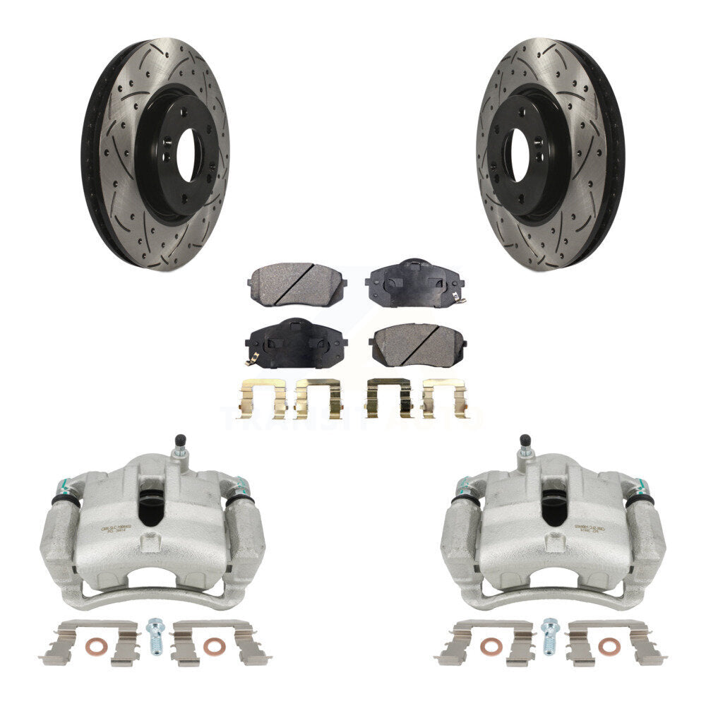 Transit Auto KCD-100197P Disc Brake Kit for 2010-2016 Kia Sportage, Hyundai Tucson - Front product image