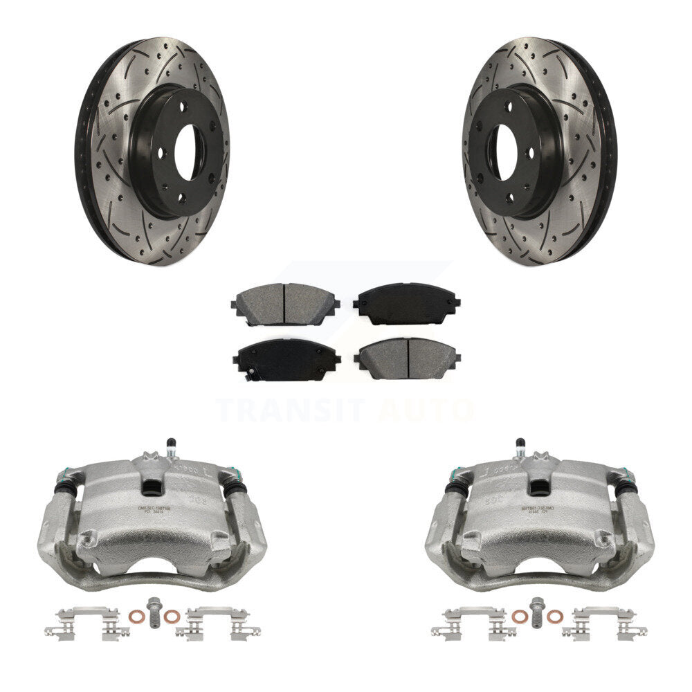 Transit Auto KCD-100197S Disc Brake Kit for 2014-2018 Mazda CX-3, Mazda 3, Mazda 3 Sport - Front product image