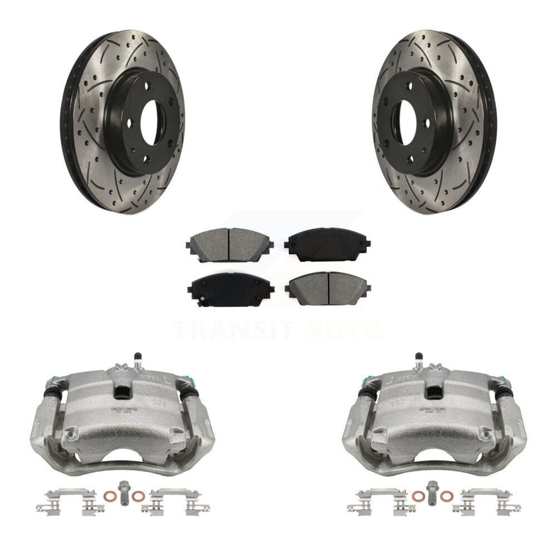 Transit Auto KCD-100197S Disc Brake Kit for 2014-2018 Mazda CX-3, Mazda 3, Mazda 3 Sport - Front product image