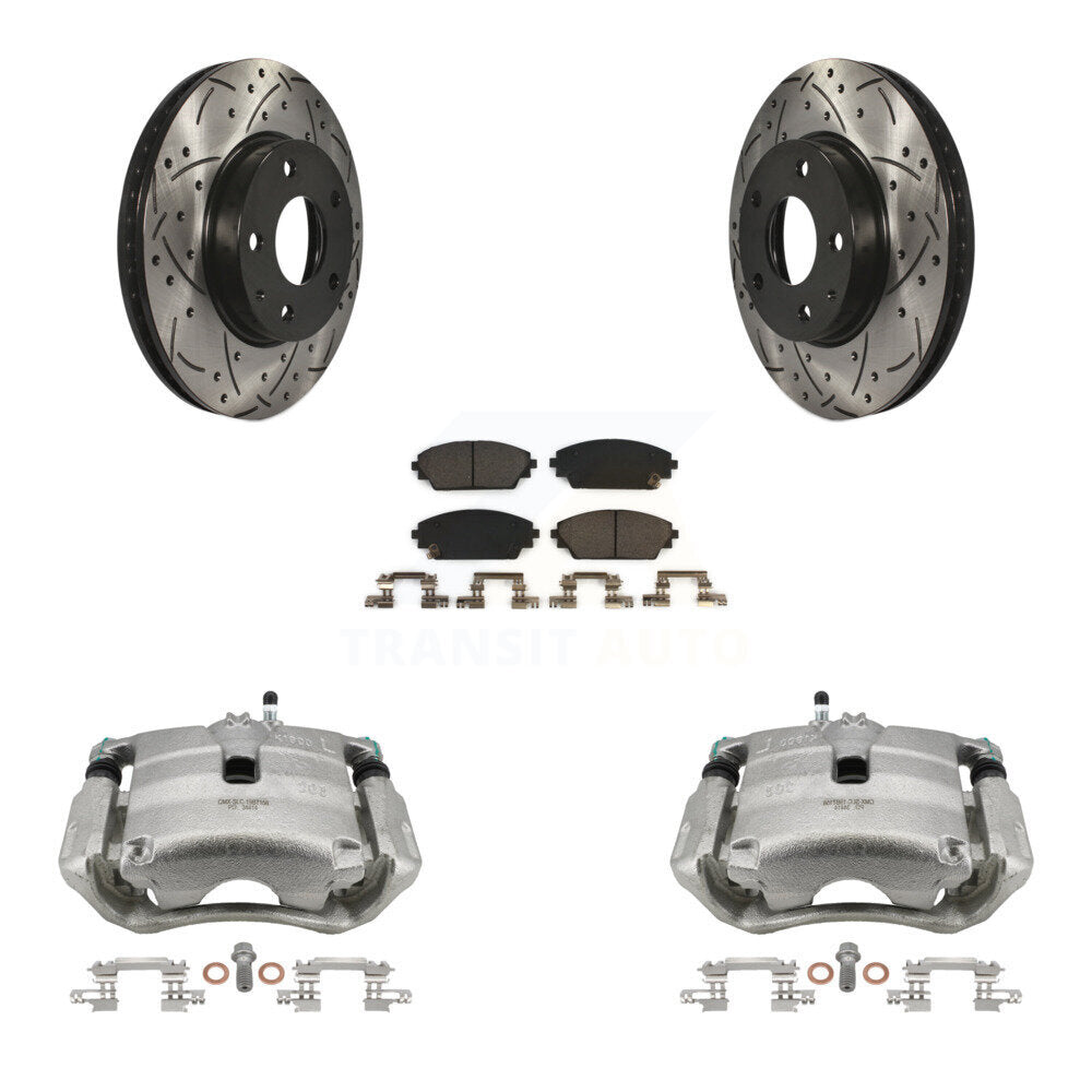 Transit Auto KCD-100197T Disc Brake Kit for 2016-2018 Mazda CX-3 - Front product image