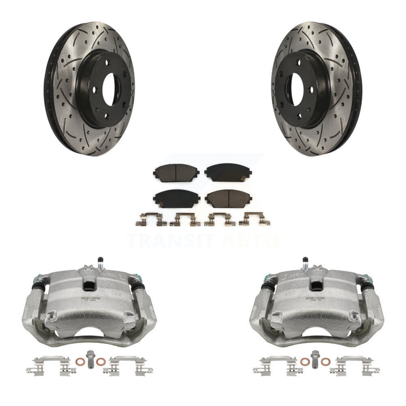 Transit Auto KCD-100197T Disc Brake Kit for 2016-2018 Mazda CX-3 - Front product image