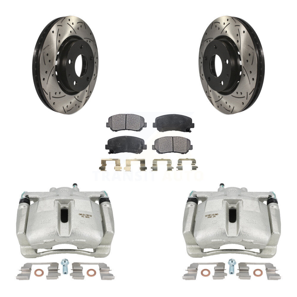 Transit Auto KCD-100199P Disc Brake Kit for 2016-2022 Mazda CX-5 - Front product image