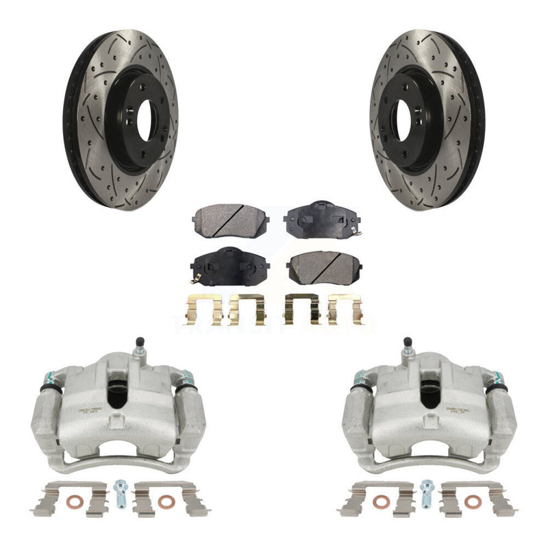 Transit Auto KCD-100200T Disc Brake Kit for 2010-2016 Kia Sportage, Hyundai Tucson - Front product image