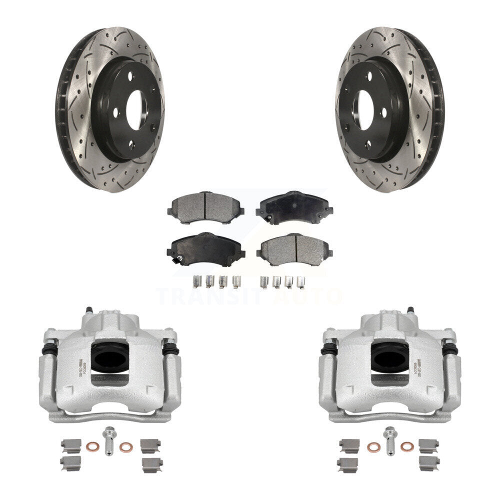 Transit Auto KCD-100201P Disc Brake Kit for 2007-2016 Jeep Wrangler - Front product image