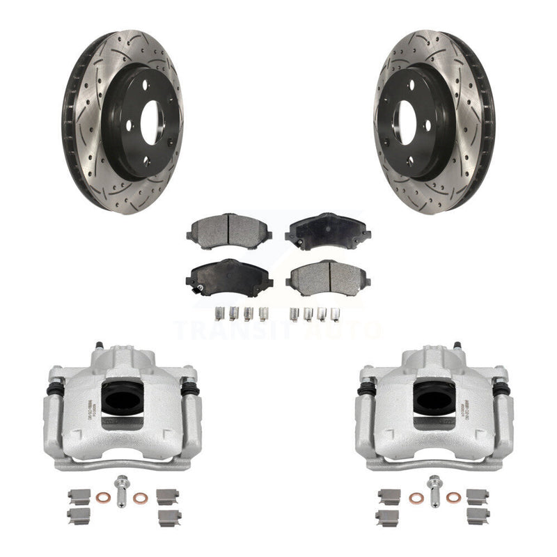 Transit Auto KCD-100201P Disc Brake Kit for 2007-2016 Jeep Wrangler - Front product image