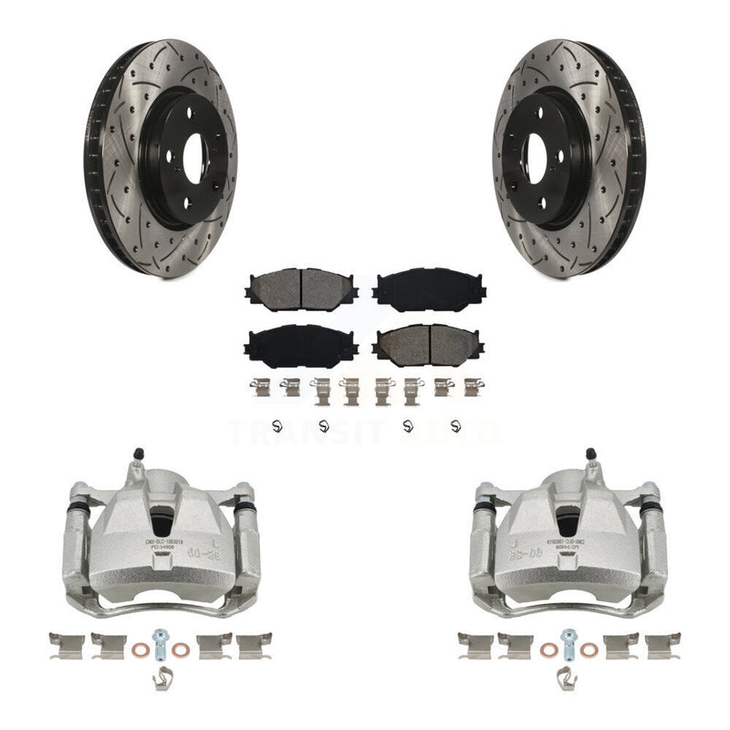 Transit Auto KCD-100201S Disc Brake Kit for 2006-2015 Lexus IS250 - Front product image