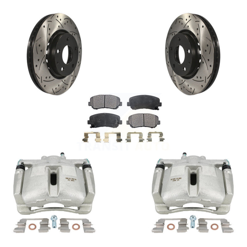 Transit Auto KCD-100202T Disc Brake Kit for 2016-2022 Mazda CX-5 - Front product image