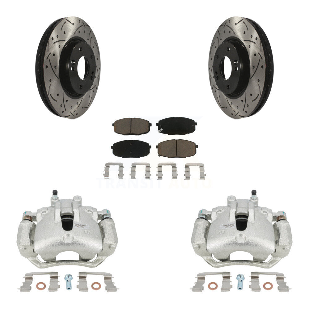 Transit Auto KCD-100204C Disc Brake Kit for 2012-2013 Kia Forte5 - Front product image