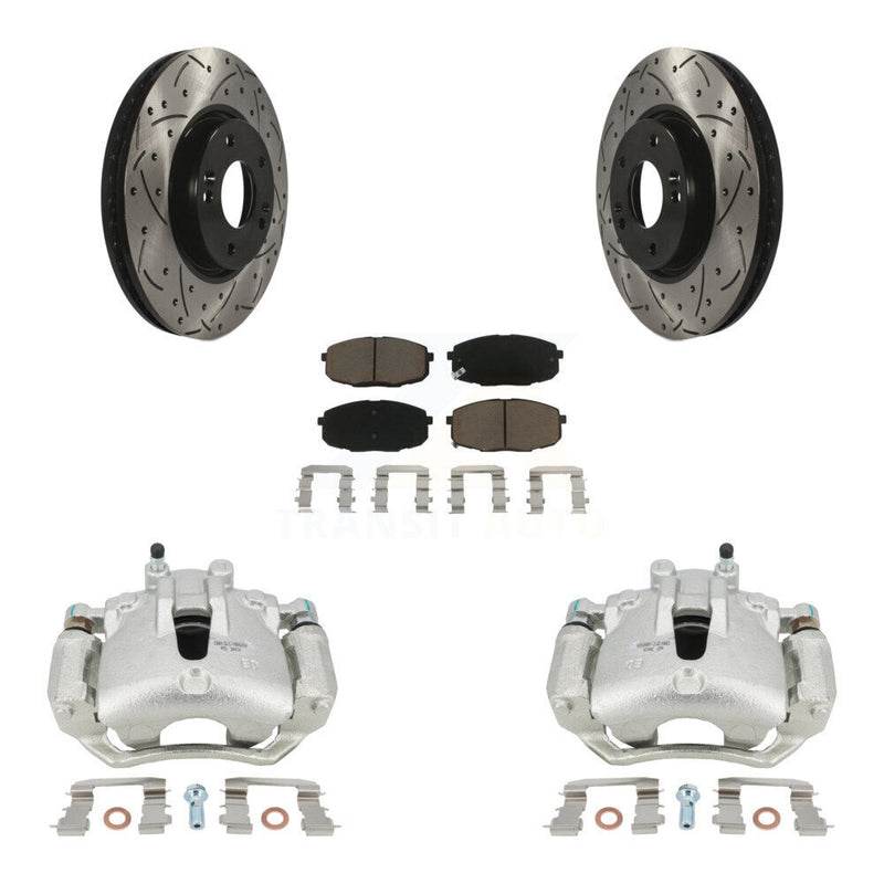 Transit Auto KCD-100204C Disc Brake Kit for 2012-2013 Kia Forte5 - Front product image