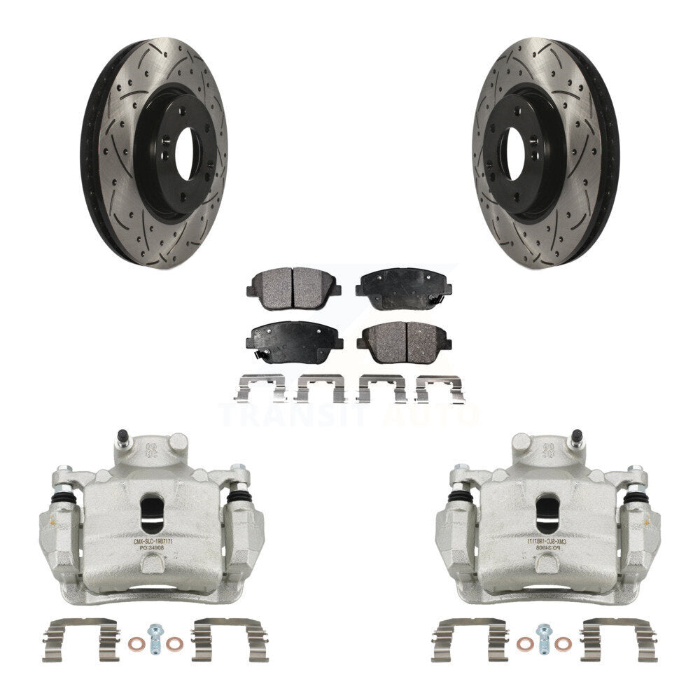 Transit Auto KCD-100204P Disc Brake Kit for 2014 Hyundai Sonata - Front product image
