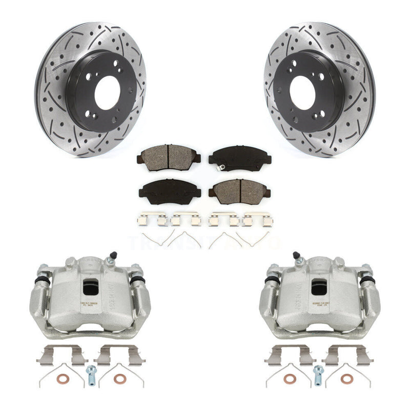 Transit Auto KCD-100205S Disc Brake Kit for 2011-2015 Honda CR-Z - Front product image