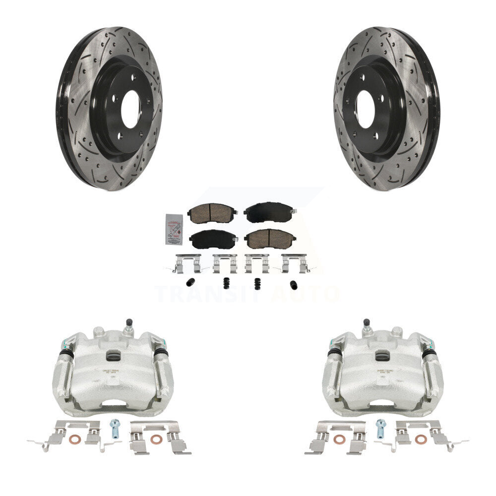 Transit Auto KCD-100206N Disc Brake Kit for 2017-2019 Nissan Sentra - Front product image