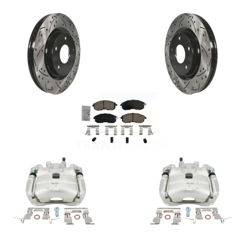 Transit Auto KCD-100206N Disc Brake Kit for 2017-2019 Nissan Sentra - Front product image