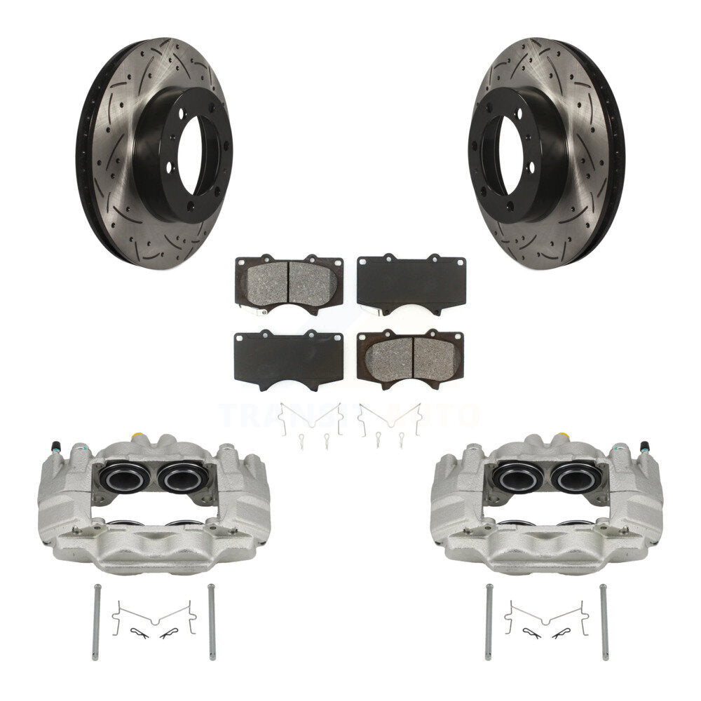 Transit Auto KCD-100206S Disc Brake Kit for 2007-2022 Toyota Tacoma, Toyota FJ Cruiser - Front product image