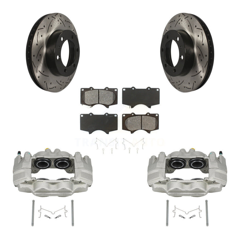 Transit Auto KCD-100206S Disc Brake Kit for 2007-2022 Toyota Tacoma, Toyota FJ Cruiser - Front product image