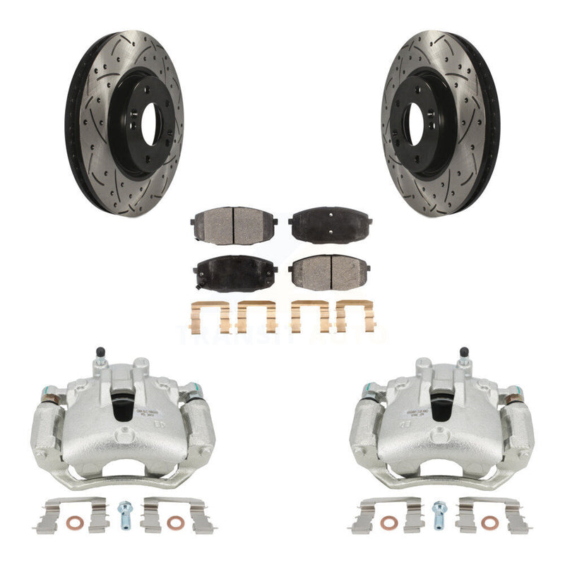 Transit Auto KCD-100206T Disc Brake Kit for 2012-2013 Kia Forte5 - Front product image
