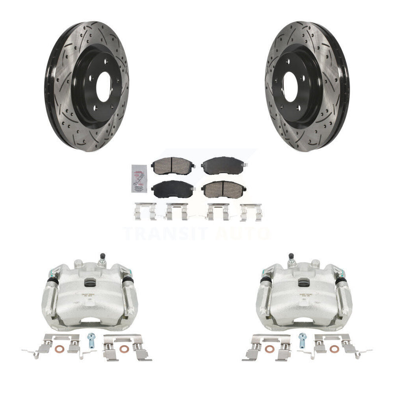 Transit Auto KCD-100207N Disc Brake Kit for 2017-2019 Nissan Sentra - Front product image