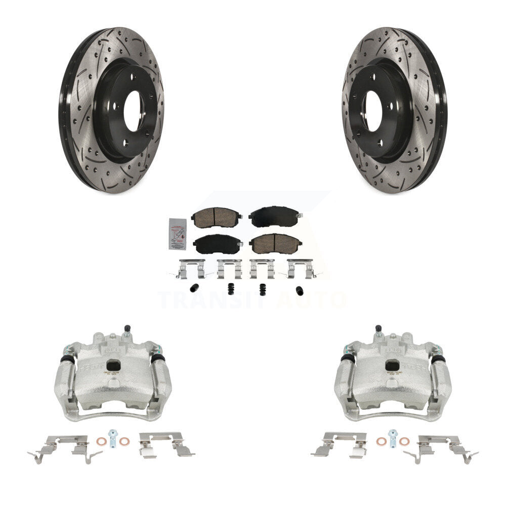 Transit Auto KCD-100208N Disc Brake Kit for 2013-2019 Nissan Sentra - Front product image