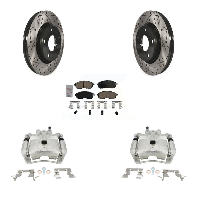 Transit Auto KCD-100208N Disc Brake Kit for 2013-2019 Nissan Sentra - Front product image