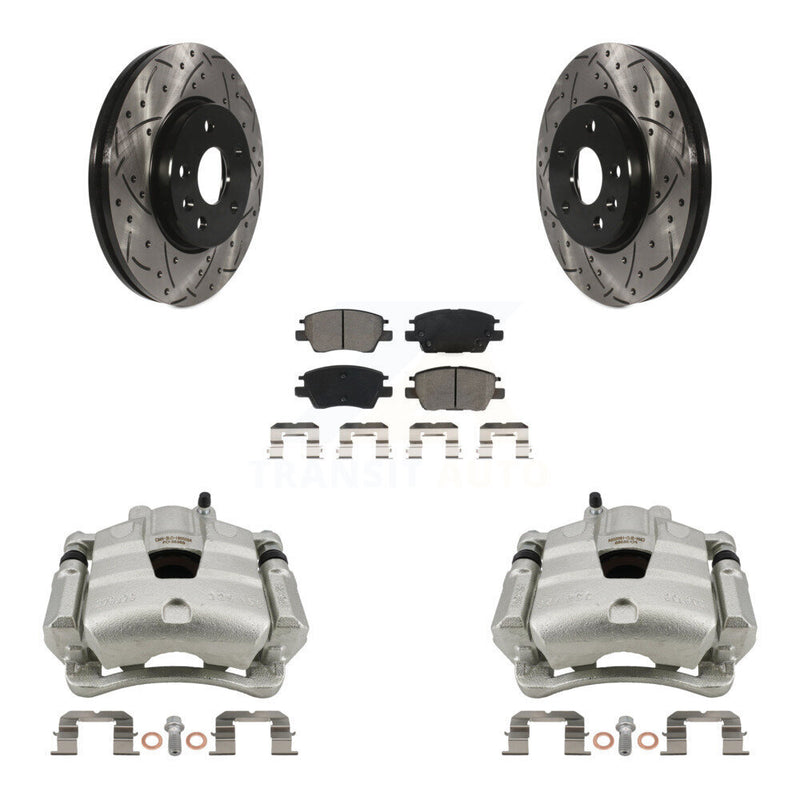Transit Auto KCD-100208S Disc Brake Kit for 2016-2020 Chevrolet Bolt EV, Chevrolet Cruze, Chevrolet Volt - Front product image