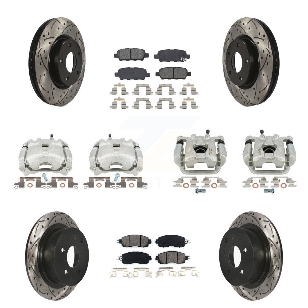 Transit Auto KCD-100209S Disc Brake Kit for 2013-2018 Nissan Altima - Front and Rear product image