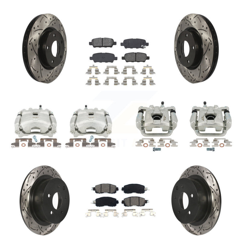 Transit Auto KCD-100209S Disc Brake Kit for 2013-2018 Nissan Altima - Front and Rear product image