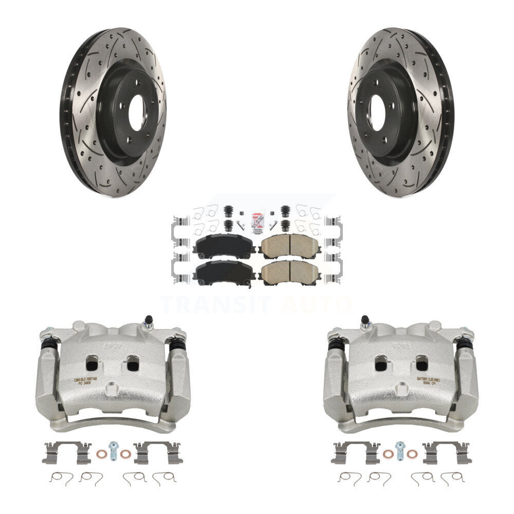 Transit Auto KCD-100210N Disc Brake Kit for 2014-2024 INFINITI Q60, INFINITI QX50, INFINITI Q50 - Front product image