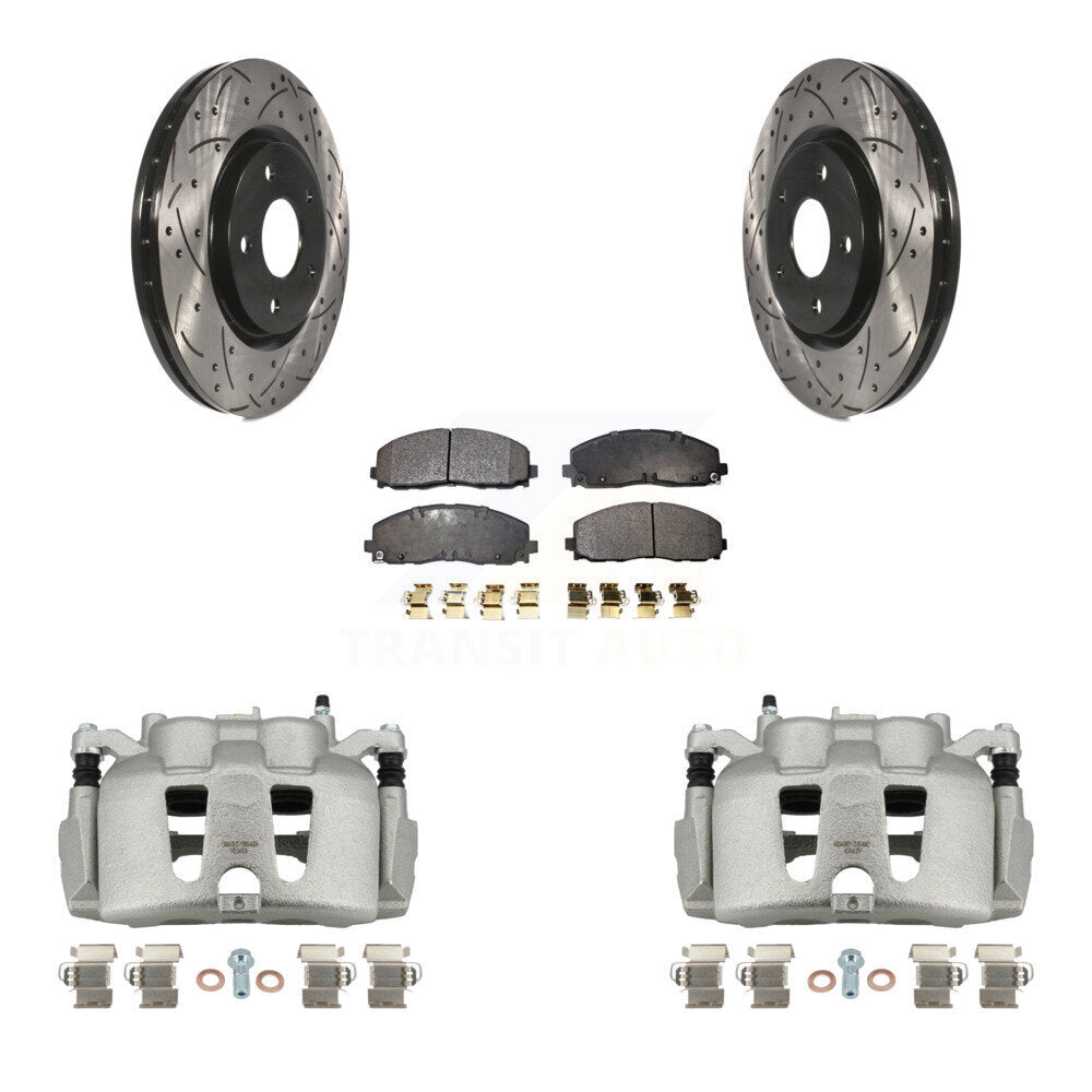 Transit Auto KCD-100210P Disc Brake Kit for 2014-2020 Dodge Journey - Front product image