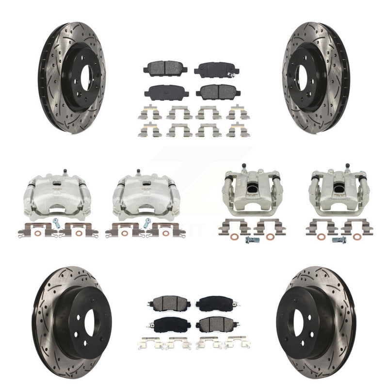 Transit Auto KCD-100210S Disc Brake Kit for 2015-2017 Nissan LEAF - Front and Rear product image