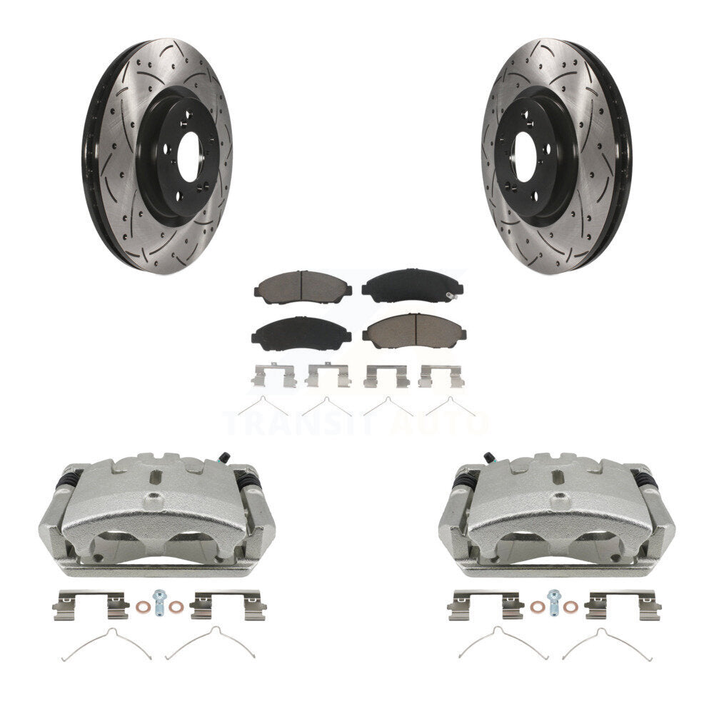 Transit Auto KCD-100211C Disc Brake Kit for 2009-2015 Honda Pilot - Front product image
