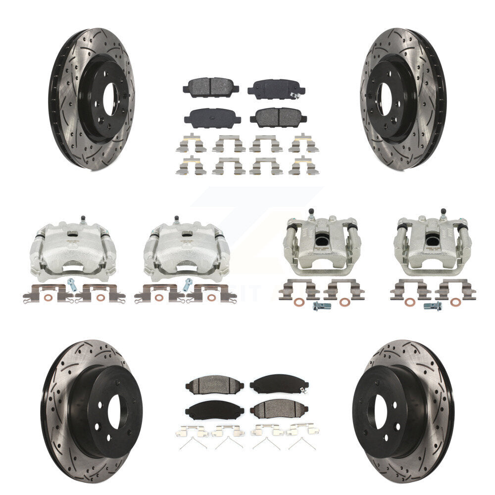 Transit Auto KCD-100211S Disc Brake Kit for 2015 Nissan LEAF - Front and Rear product image