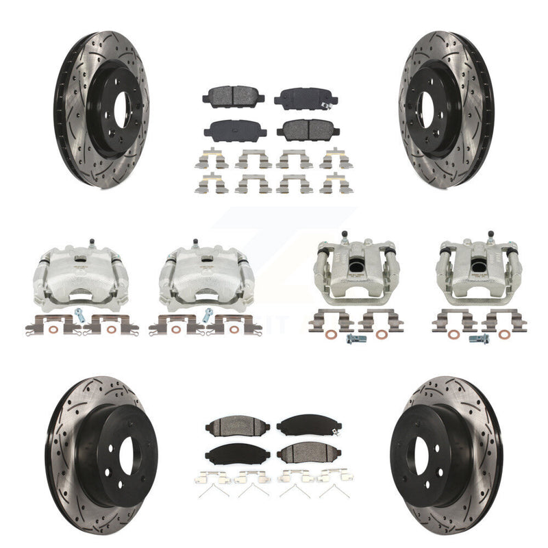 Transit Auto KCD-100211S Disc Brake Kit for 2015 Nissan LEAF - Front and Rear product image