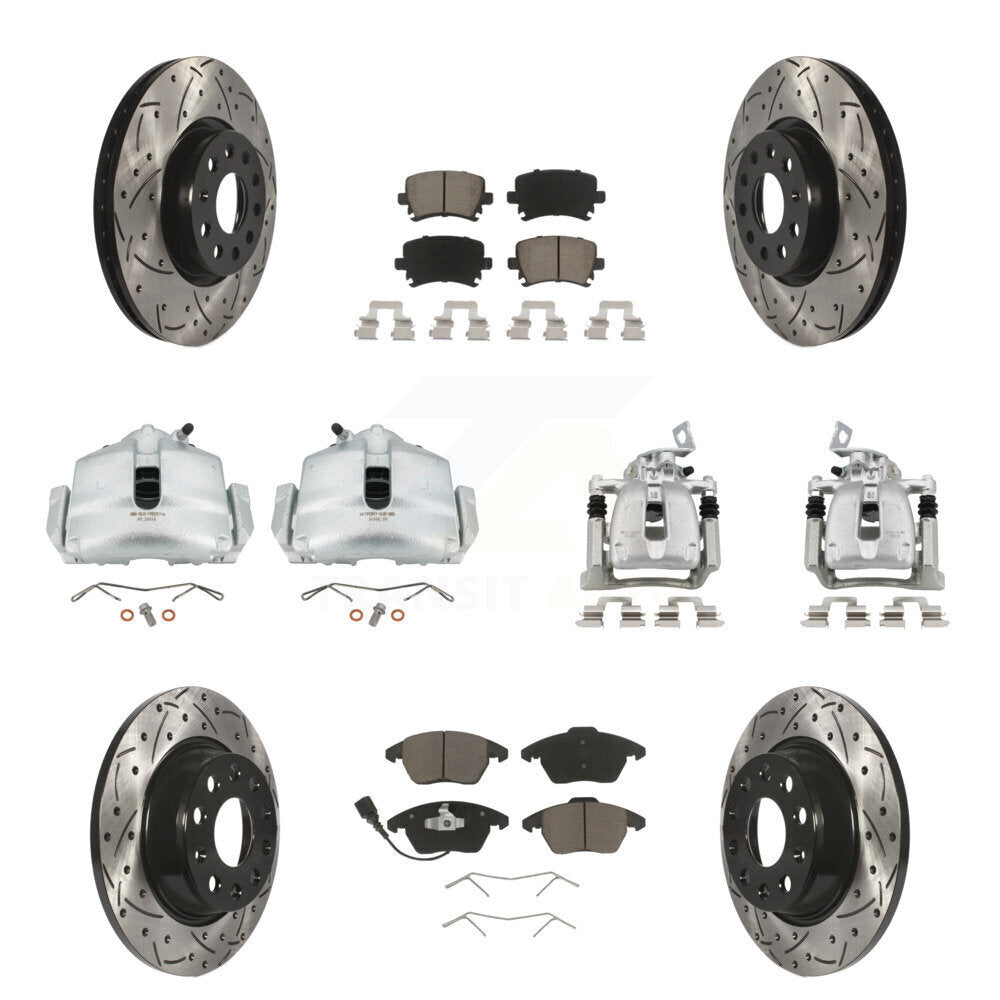 Transit Auto KCD-100212C Disc Brake Kit for 2012 Volkswagen CC - Front and Rear product image