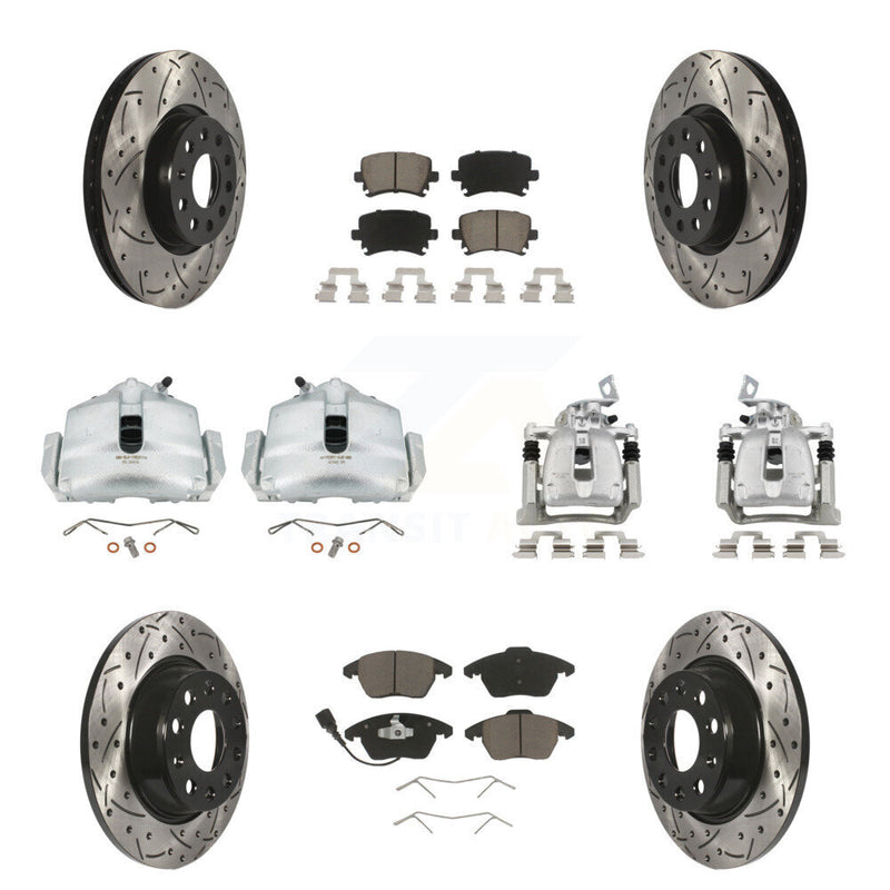 Transit Auto KCD-100212C Disc Brake Kit for 2012 Volkswagen CC - Front and Rear product image