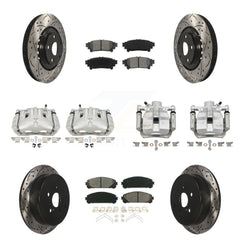 Transit Auto KCD-100212S Disc Brake Kit for 2010-2012 Toyota Sienna, Lexus RX350 - Front and Rear product image