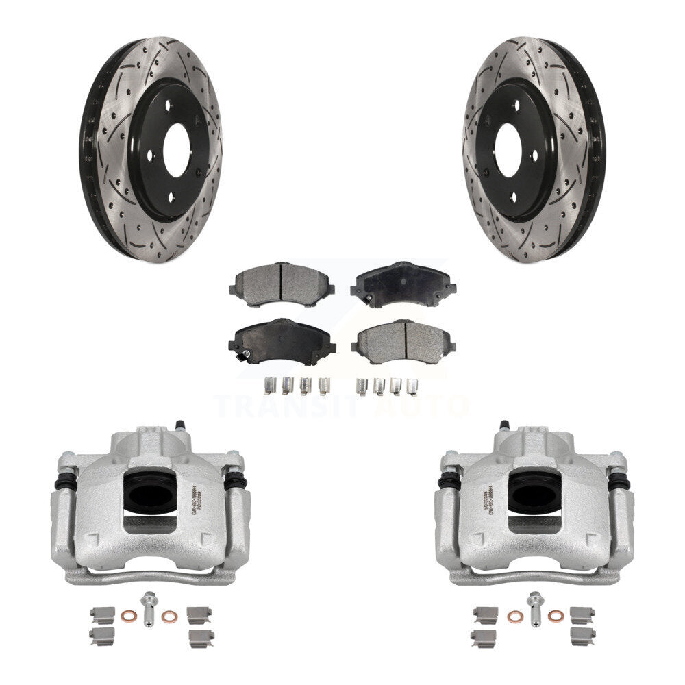 Transit Auto KCD-100212T Disc Brake Kit for 2008-2012 Ram C/V, Volkswagen Routan, Chrysler Town & Country & more - Front product image