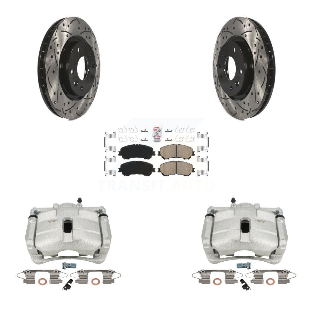 Transit Auto KCD-100215N Disc Brake Kit for 2014-2022 Nissan Rogue, Nissan Rogue Sport - Front product image