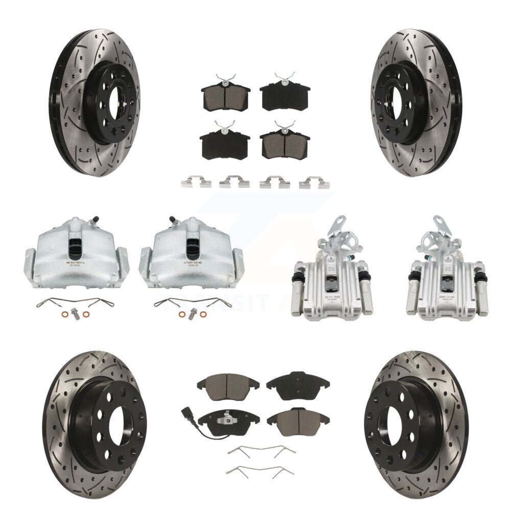 Transit Auto KCD-100216C Disc Brake Kit for 2014-2015 Volkswagen Beetle - Front and Rear product image