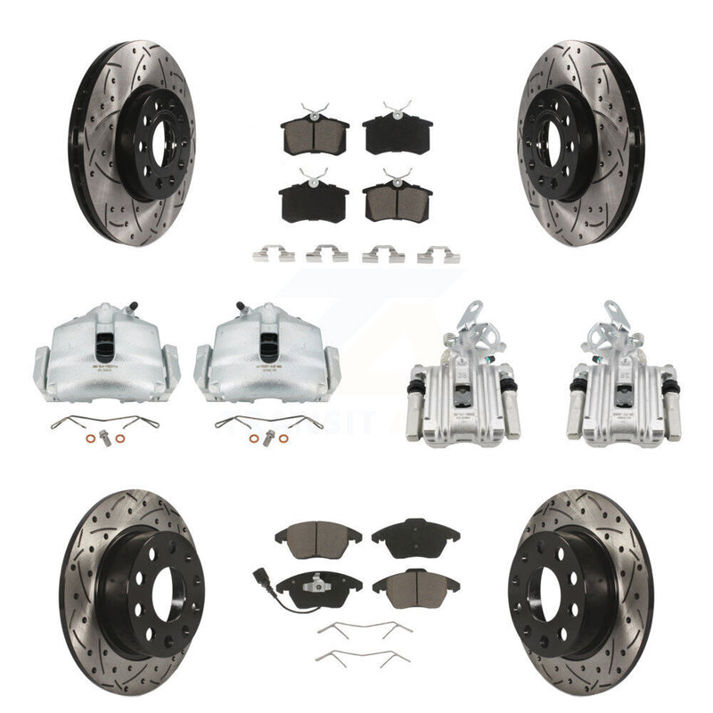 Transit Auto KCD-100216C Disc Brake Kit for 2014-2015 Volkswagen Beetle - Front and Rear product image