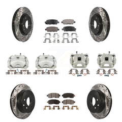 Transit Auto KCD-100216P Disc Brake Kit for 2015-2017 Nissan LEAF - Front and Rear product image