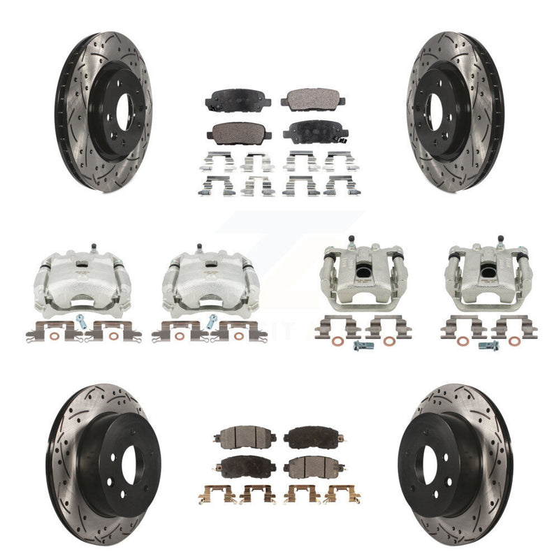 Transit Auto KCD-100216P Disc Brake Kit for 2015-2017 Nissan LEAF - Front and Rear product image