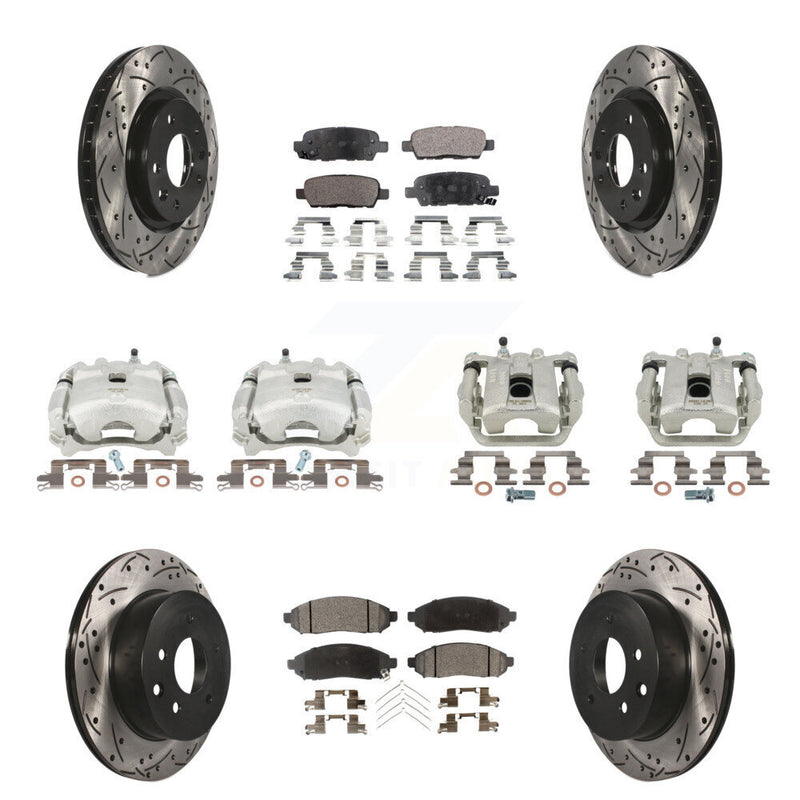 Transit Auto KCD-100217P Disc Brake Kit for 2015 Nissan LEAF - Front and Rear product image