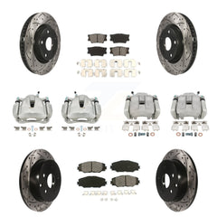 Transit Auto KCD-100217S Disc Brake Kit for 2012-2018 Toyota RAV4 - Front and Rear product image